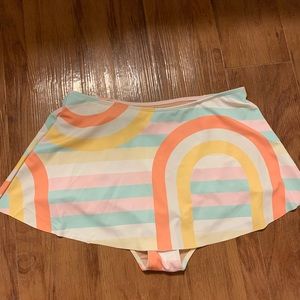 Kortni Jeane NWOT Rainbow Short Skirt
